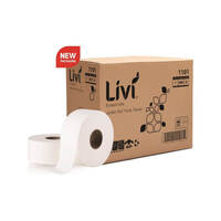 Livi Essentials Jumbo Toilet Tissue 1 Ply 600m