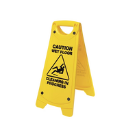 IW-101 Nonslip A-Frm Caut Sign Yellow