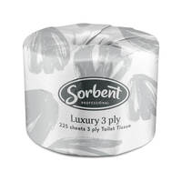 Sorbent Professional Luxury Toilet Tissue 3 Ply 225 Sheets