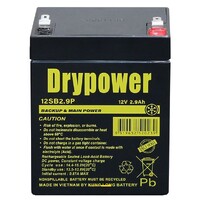 12SB2.9P DRYPOWER BACKUP &amp; MAIN POWER SLA BATTERY 12V 2.9Ah F1 TERM