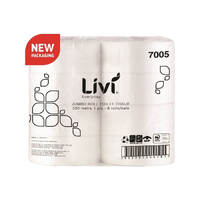 Livi Basics Jumbo Toilet Tissue 1 Ply 500m 