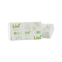 Livi Everyday/Basics Multifold Hand Towel 1 Ply 200 Sheets