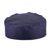 Whites Chefs Skull Cap Navy Blue