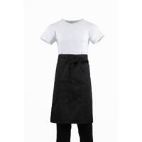 Whites Half Waist Apron Black