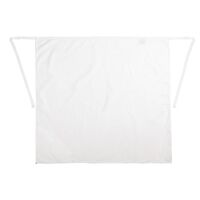 Bistro Apron White - 1000x1000mm