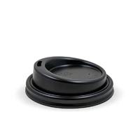 63mm / 4oz Black PS Sipper BioCup Lid