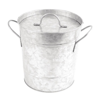 Olympia Ice Bucket Galvanized 3.4Ltr