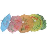 Fiesta Recyclable Paper Parasols Mixed Colours
