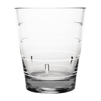 Olympia Kristallon Polycarbonate Ringed Tumbler Clear 285ml