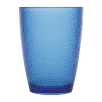 Olympia Kristallon Polycarbonate Tumbler Pebbled Blue 275ml