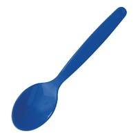 Olympia Kristallon Polycarbonate Spoons Blue (Pack of 12)