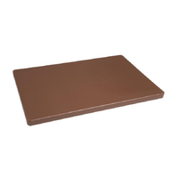 Hygiplas Extra Thick Low Density Chopping Board 450x300x20mm Brown