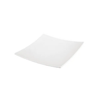 Olympia Kristallon Curved Square Melamine Plate White - 300mm