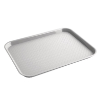 Olympia Kristallon Polypropylene Fast Food Tray Grey