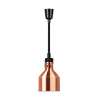 Apuro Retractable Heat Lamp Shade Copper Finish