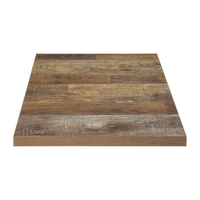 Bolero Pre-Drilled Square Table Top Urban Dark