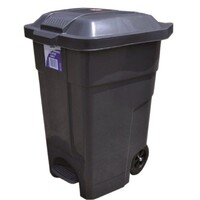 EDCO HEAVY DUTY BIN WITH WHEELS 70L - GREY