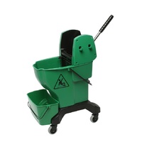 EDCO ENDURO PRESS BUCKET COMPLETE WITH WRINGER - GREEN