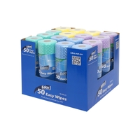 EDCO EASY WIPES ROLL 50PK (16 ROLLS)