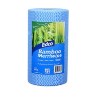 EDCO BAMBOO MERRIWIPE ROLLS - BLUE