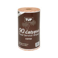 TUF CALYPSO FOOD SERVICE WIPES ROLL - COFFEE