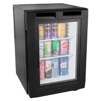 Hotel Minibar Black Glass Door