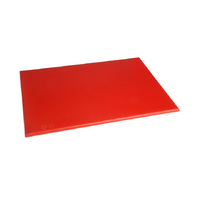 Hygiplas Antibacterial High Density Chopping Board 450x300x12mm Red