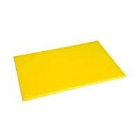 Hygiplas Antibacterial High Density Chopping Board 450x300x12mm Yellow