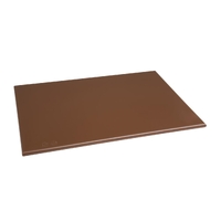 Hygiplas Antibacterial High Density Chopping Board 450x300x12mm Brown