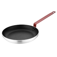 Hygiplas Non Stick Aluminium Frying Pan with Red Handle 280mm