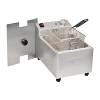 Apuro Single Tank Single Basket Countertop Fryer 5Ltr