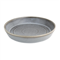 Olympia Cavolo Flat Round Bowls Charcoal Dusk 220mm (Pack of 4)