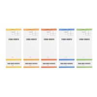Olympia Recyclable Bar Food Order Pads with Tickets Single Leaf (Pack of 50)