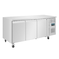 Polar U-Series 3 Door Counter Freezer 417Ltr