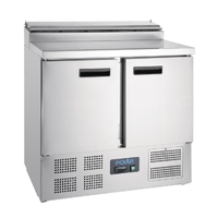 Polar G-Series Pizza Prep Counter Fridge 254Ltr