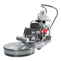 GAS BURNISHERS 60CM 2500RPM Passive Vac Closed Loop Engine emissions 18HP 