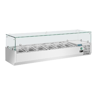 Polar G-Series Countertop Prep Fridge 5x 1/3GN &amp; 1x 1/2GN