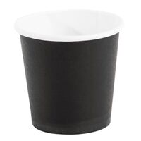 Fiesta Recyclable Espresso Takeaway Cups Black 112ml (Pack of 1000)