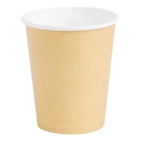 Fiesta Takeaway Coffee Cups Single Wall Brown 225ml / 8oz