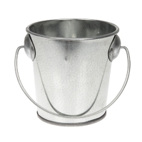 Olympia Round Galvanised Steel Mini Bucket 80 x 70mm