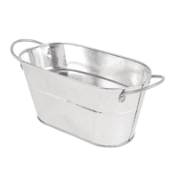 Olympia Rectangular Galvanised Steel Tub