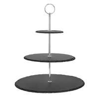 Olympia 3 Tier Slate High Tea Stand