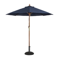 Bolero Round Outdoor Umbrella 2.5m Diameter Navy Blue