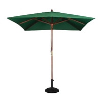 Bolero Square Outdoor Umbrella 2.5m Green