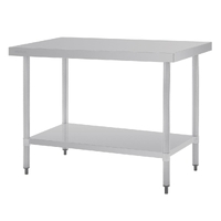 Vogue Stainless Steel Table without Upstand 700(D)mm