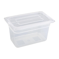 Vogue Polypropylene 1/4 Gastronorm Tray 150mm