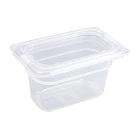 Vogue Polypropylene 1/9 Gastronorm Tray 100mm