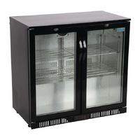 Polar G-Series Under Counter Back Bar Cooler with Hinged Doors 198Ltr