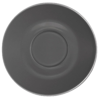 Olympia Cafe Saucers Charcoal 158mm