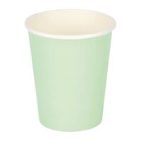 Fiesta Recyclable Takeaway Coffee Cups Single Wall Turquoise 225ml (Pack of 50)